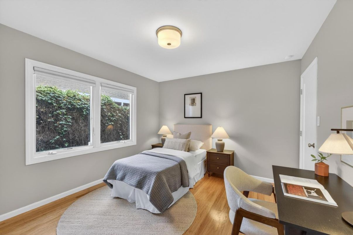 Bedroom, Interior, Wood Texture Flooring