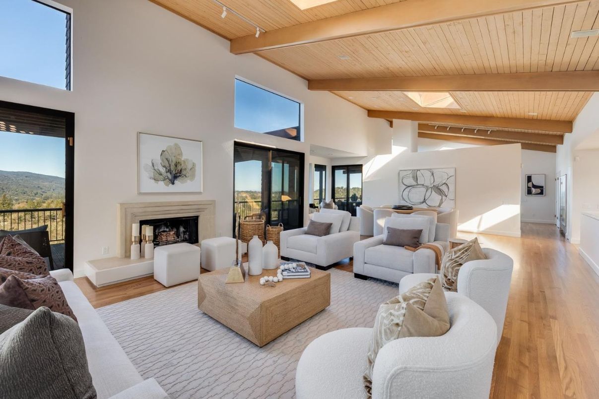 Fireplace, Interior, Living room, Wooden Beams, Wooden Ceilings, Wood Texture Flooring