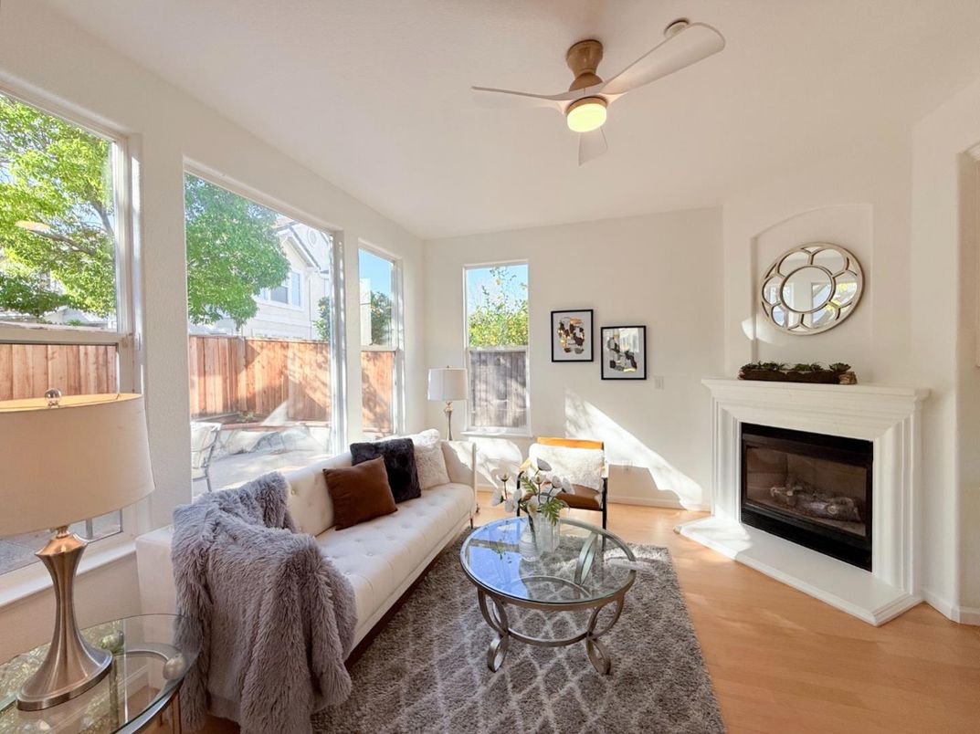 Fireplace, Interior, Living room, Wood Texture Flooring
