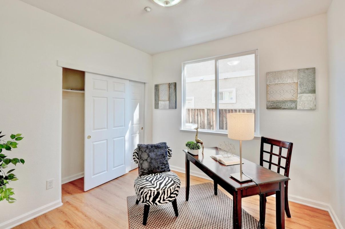 Home Office, Interior, Wood Texture Flooring
