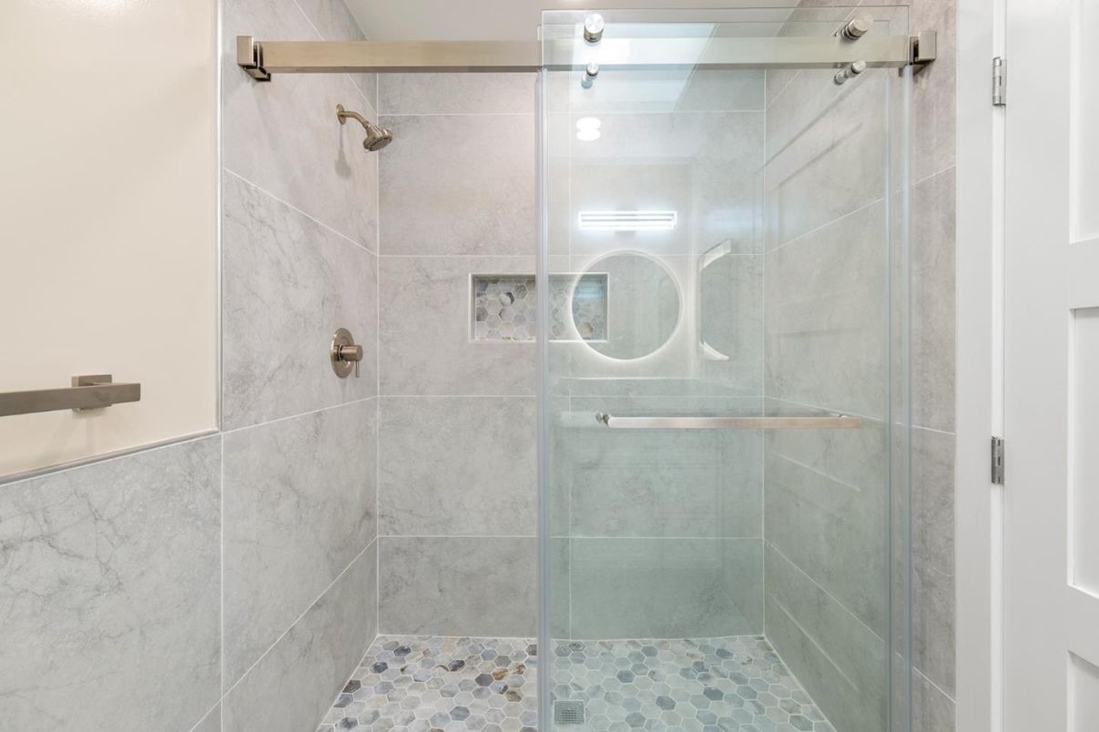 Bathroom, Glass Shower, Interior