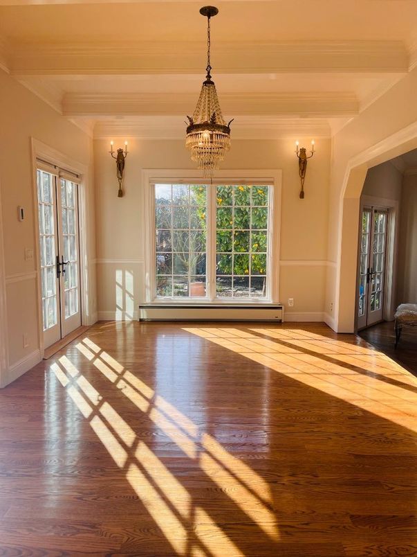 Empty room, Interior, Wood Texture Flooring