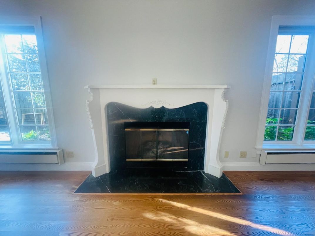 Fireplace, Interior, Wood Texture Flooring