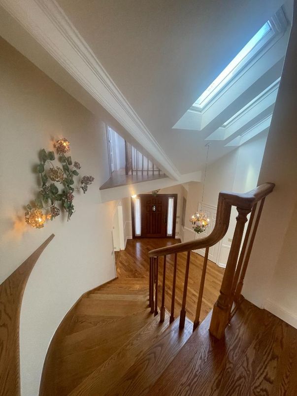Chandelier, Interior, Wood Texture Flooring