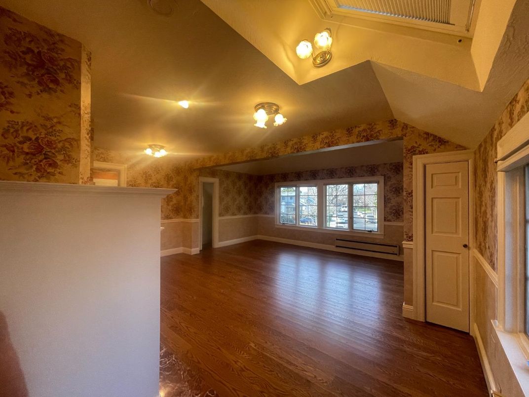 Empty room, Interior, Wood Texture Flooring