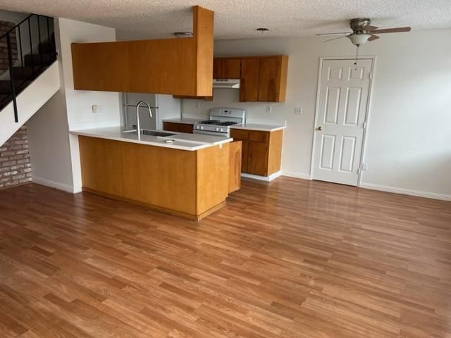 Interior, Kitchen, Wood Texture Flooring