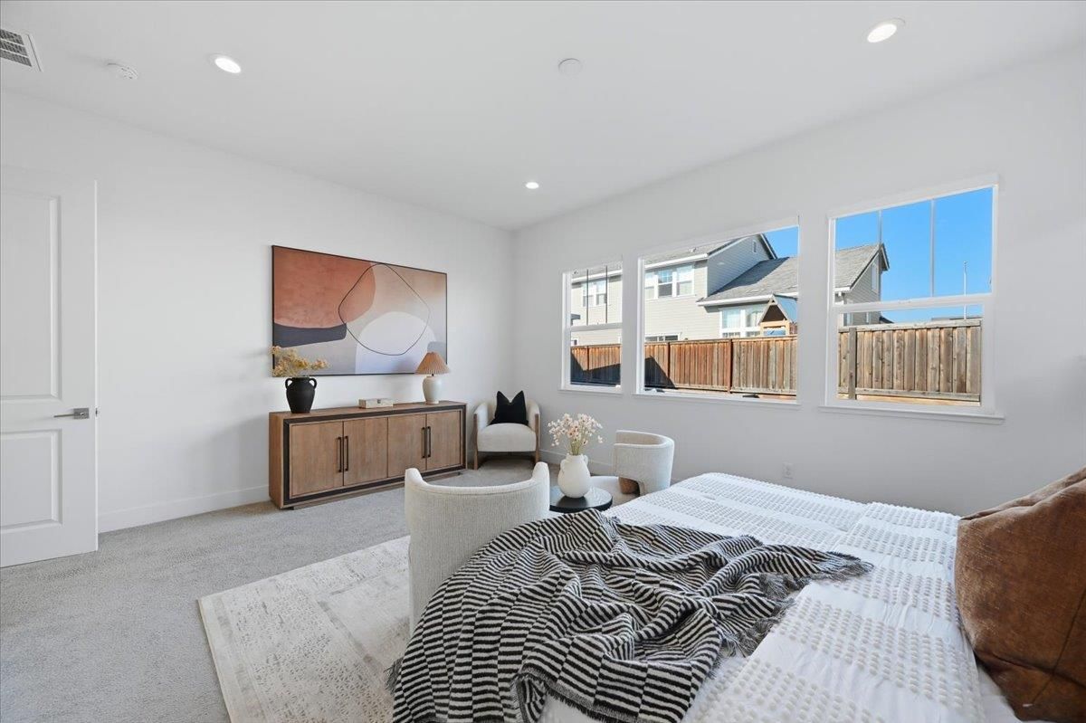 Bedroom, Interior, Recessed Lighting