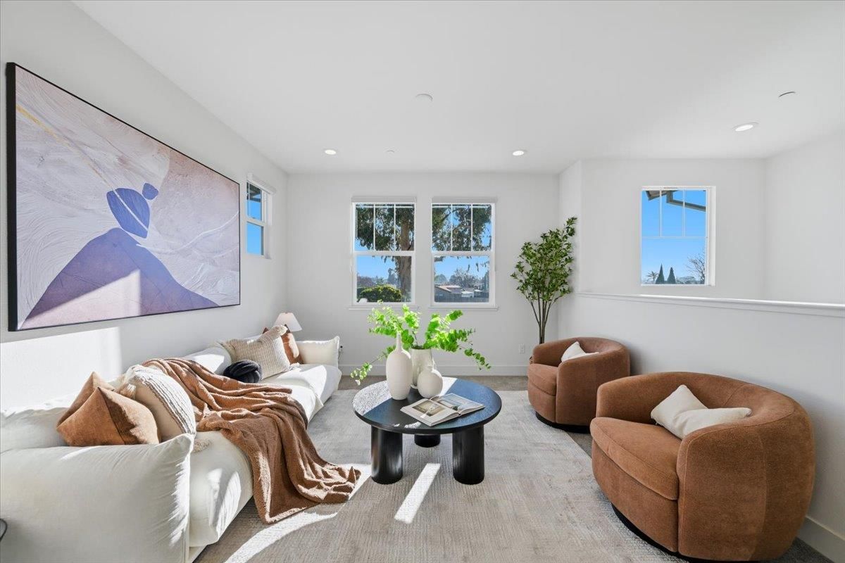 Interior, Living room, Recessed Lighting