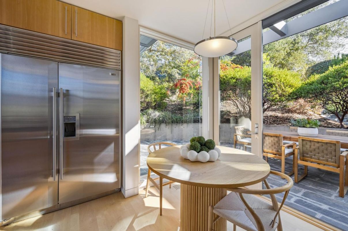 Interior, Pendant Lights, Stainless Steel Appliances, Wood Texture Flooring