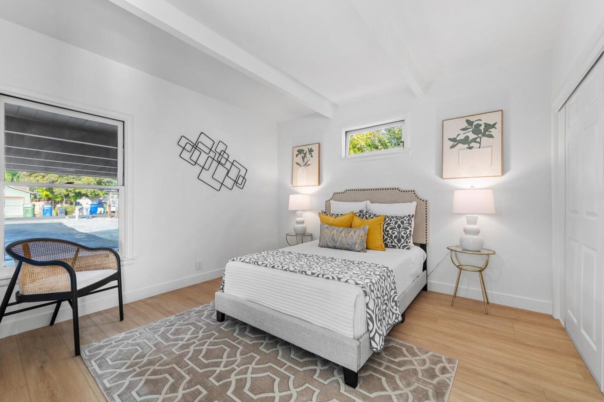 Bedroom, Interior, Wood Texture Flooring