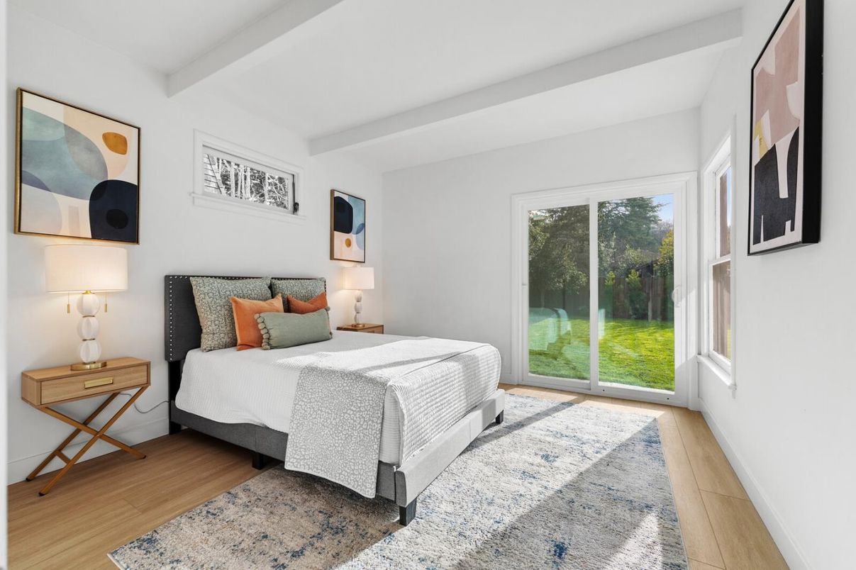 Bedroom, Interior, Wood Texture Flooring