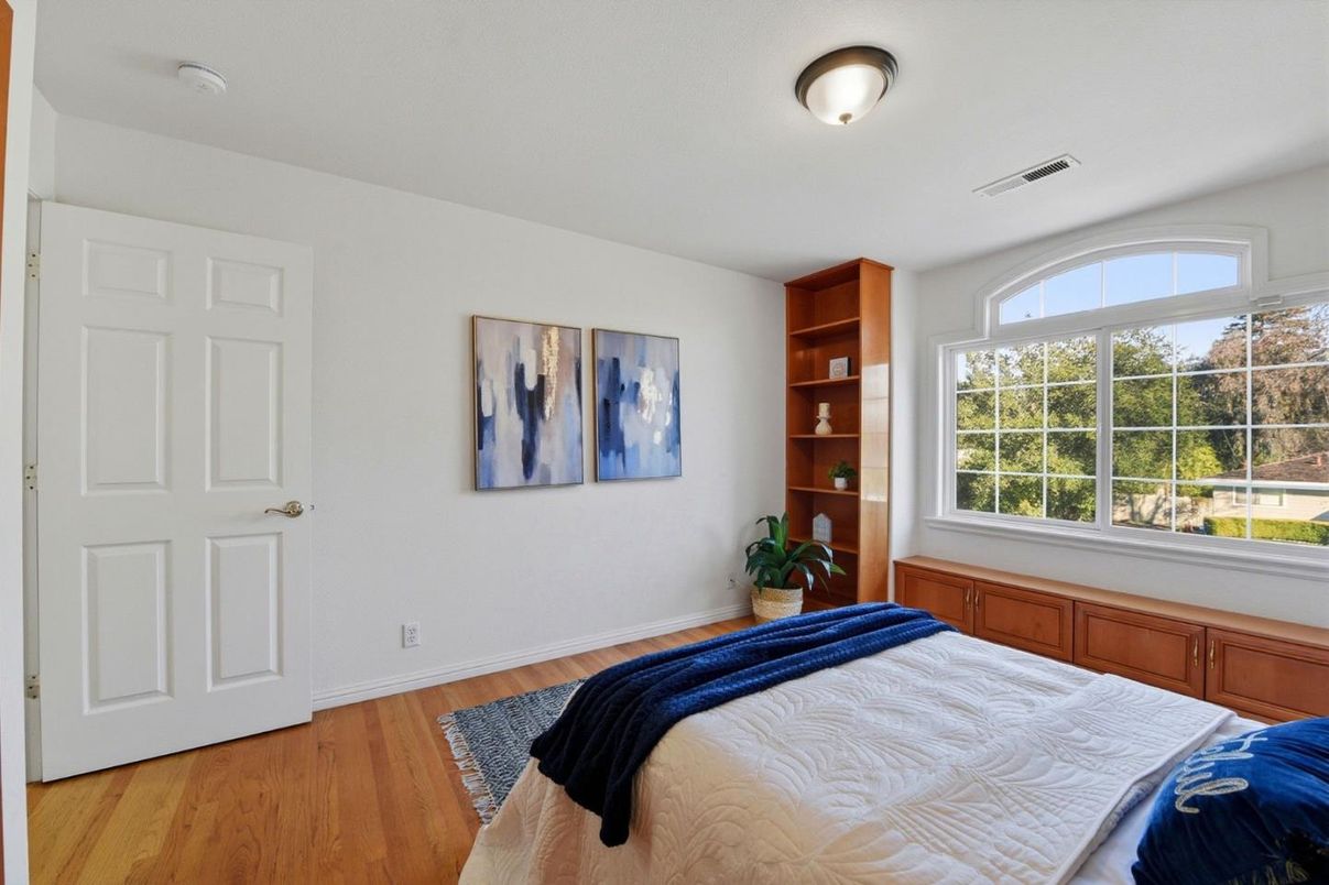 Bedroom, Interior, Wood Texture Flooring