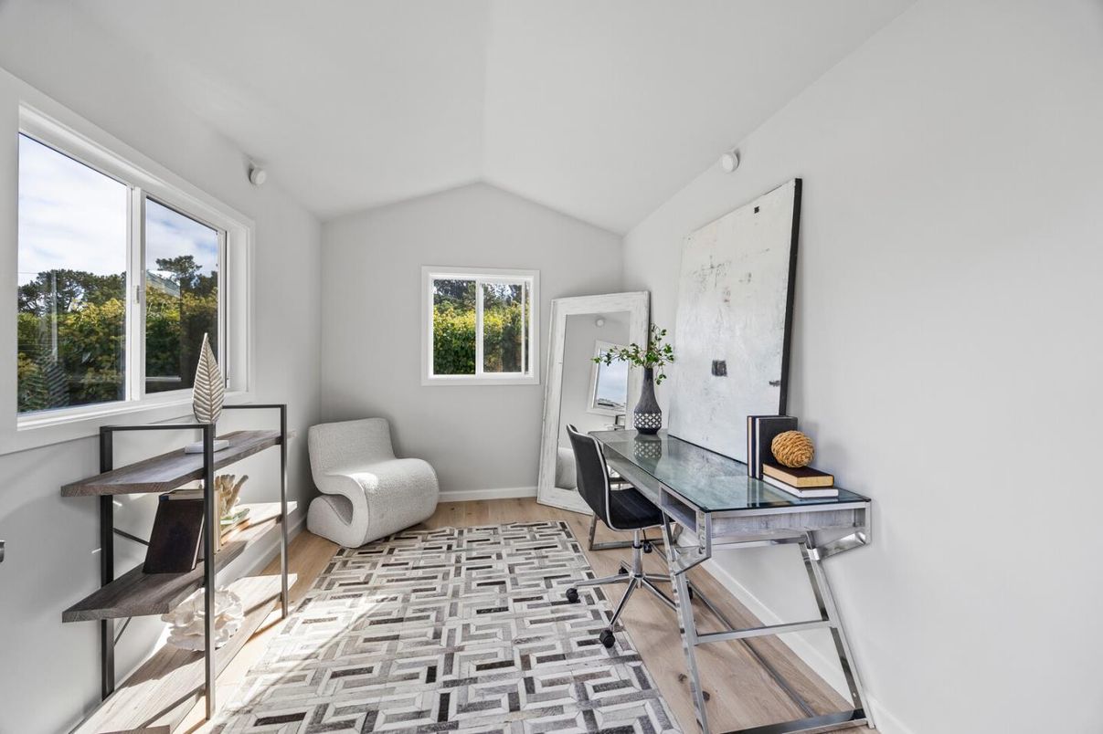 Home Office, Interior, Wood Texture Flooring