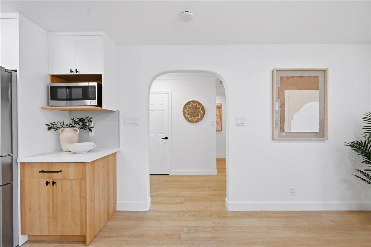 Interior, Kitchen, Wood Texture Flooring