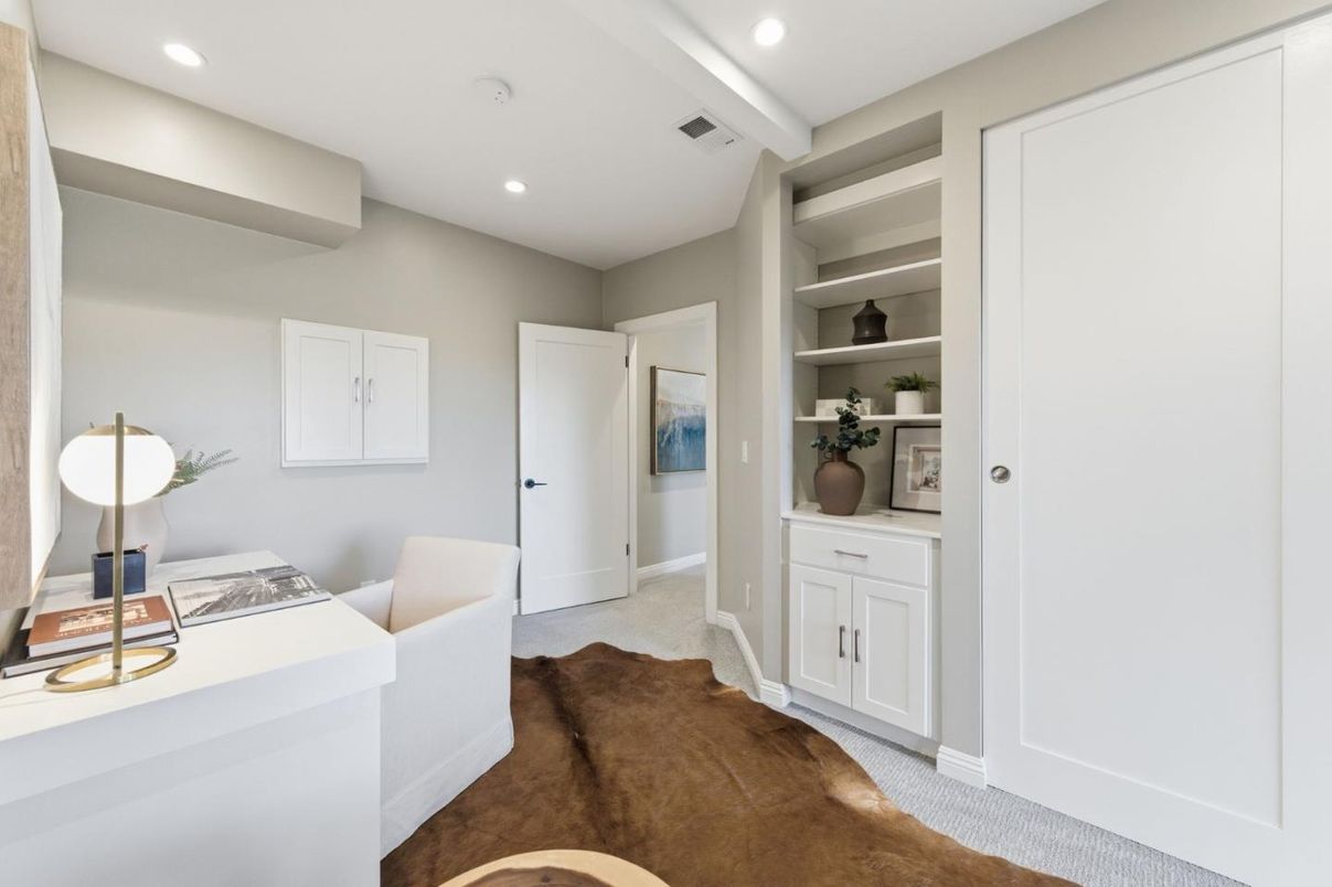 Home Office, Interior, Recessed Lighting