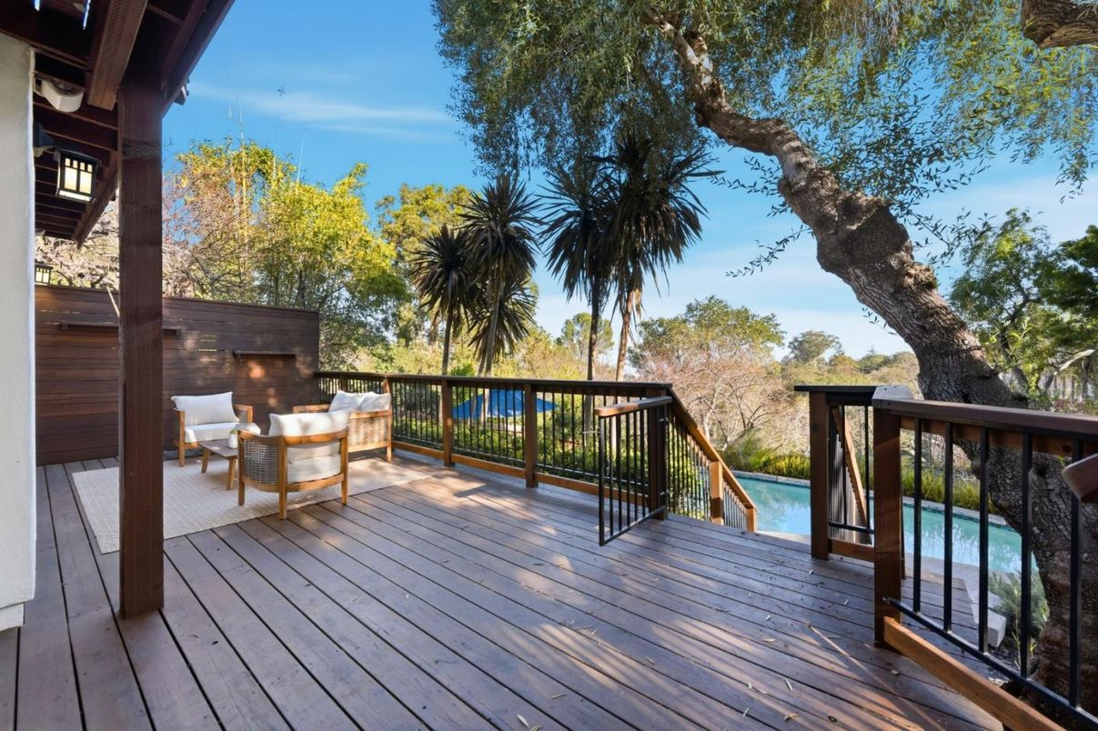 Exterior, Pool, Wood Texture Flooring