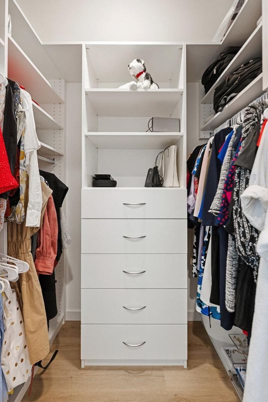 Interior, Walk-in Closets, Wood Texture Flooring