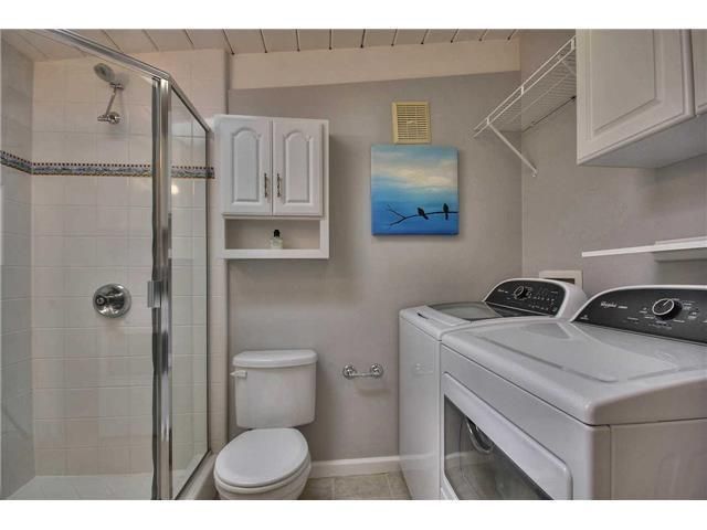 Bathroom, Glass Shower, Interior, Washer