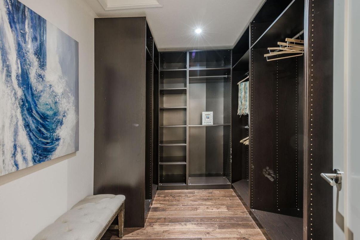 Interior, Walk-in Closets, Wood Texture Flooring