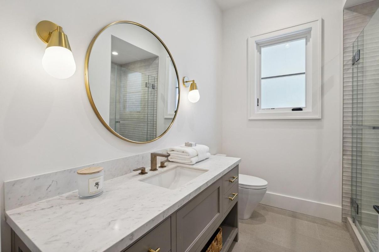 Bathroom, Glass Shower, Interior