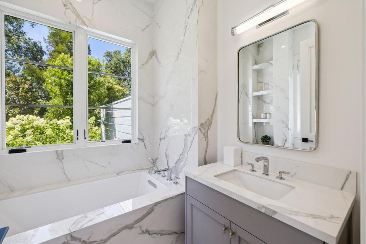 Bathroom, Interior, Marble Walls