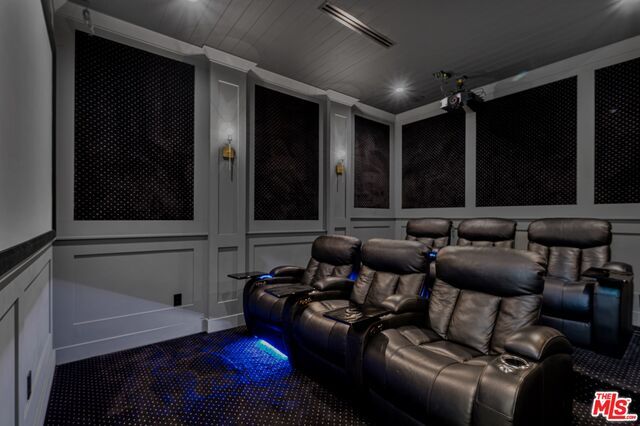 Home Theatre Room, Interior, Projection Screen, Recessed Lighting, Theatre Room