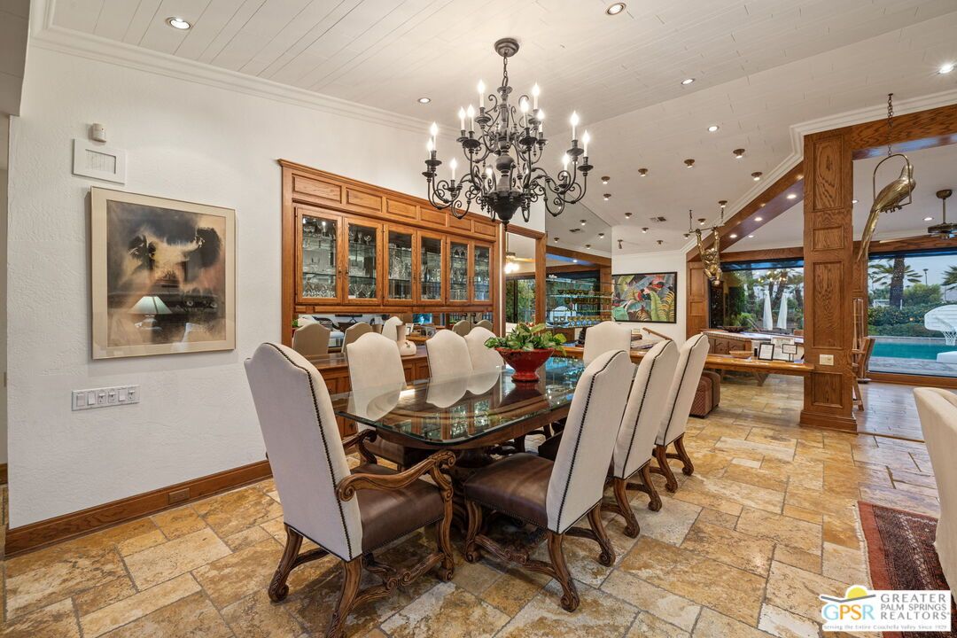 Chandelier, Dining room, Interior, Recessed Lighting