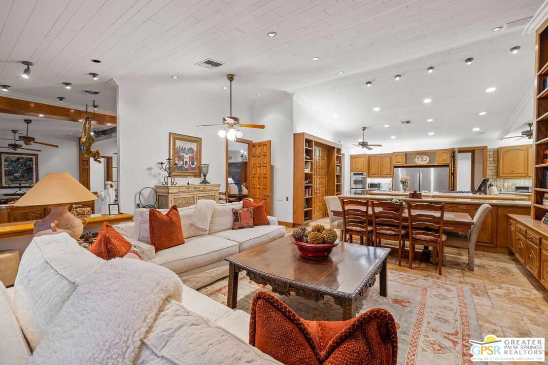 Dining room, Interior, Kitchen, Living room, Recessed Lighting, Stainless Steel Appliances