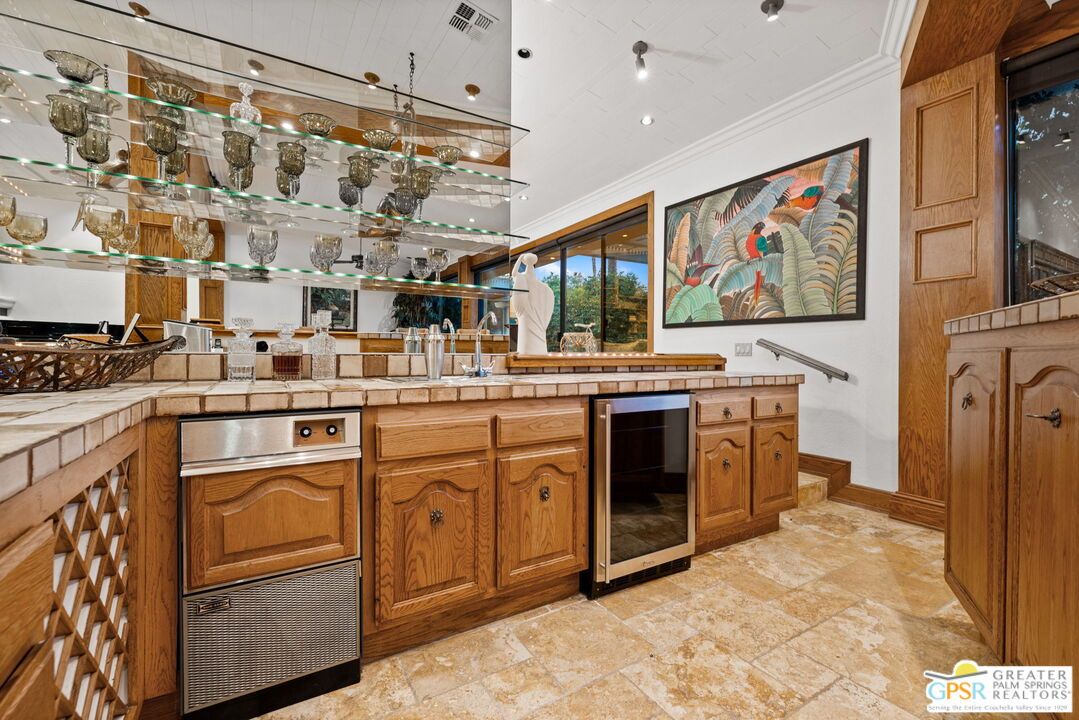 Interior, Kitchen, Recessed Lighting, Tile Countertops