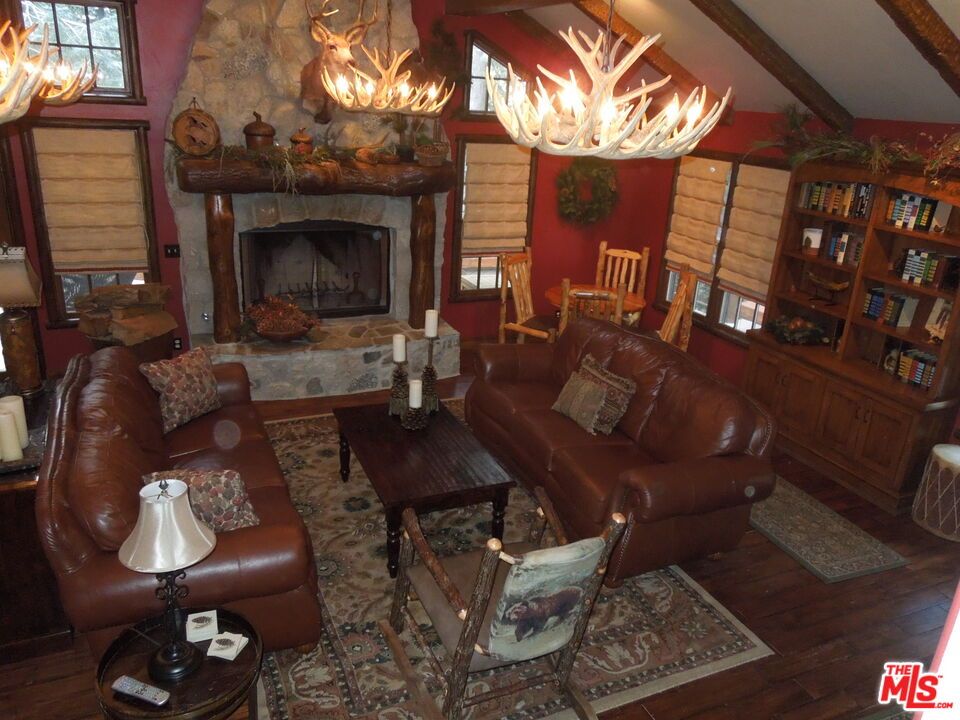 Chandelier, Fireplace, Interior, Living room, Wood Texture Flooring