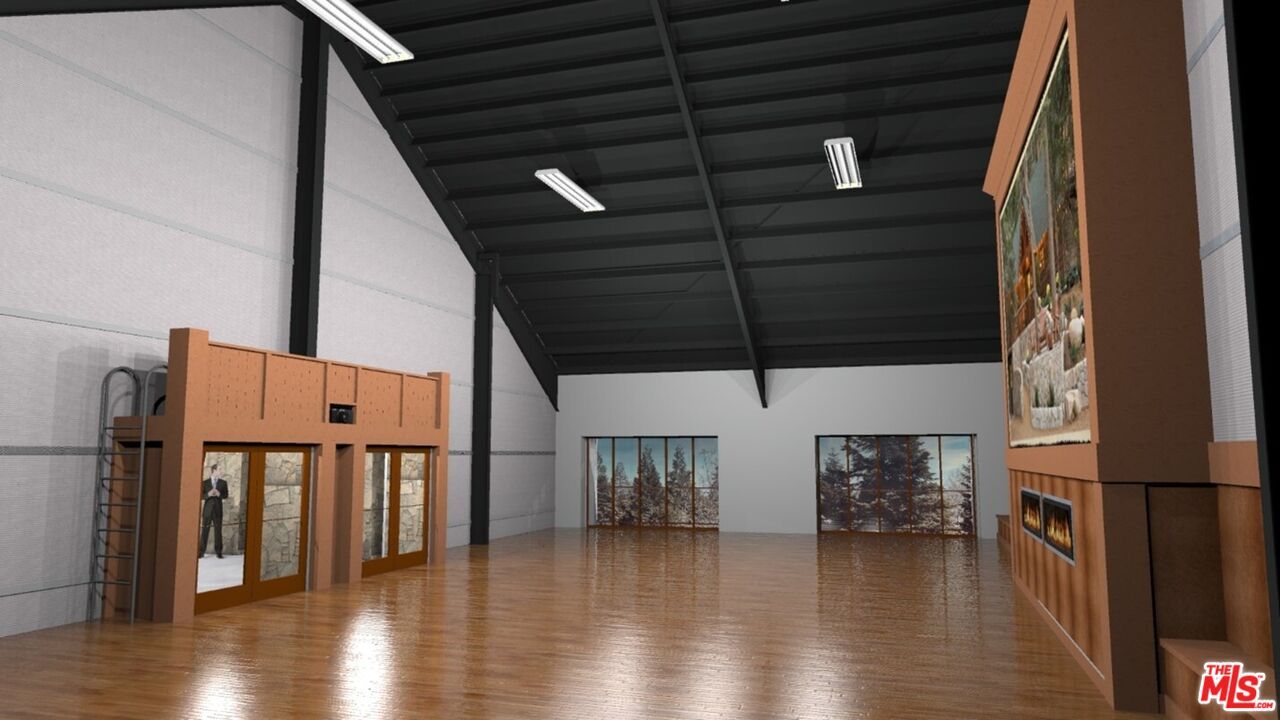 Empty room, Fireplace, Interior, Wooden Ceilings, Wood Texture Flooring