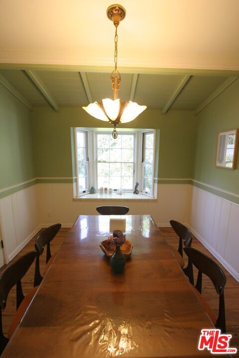 Dining room, Interior, Wood Texture Flooring