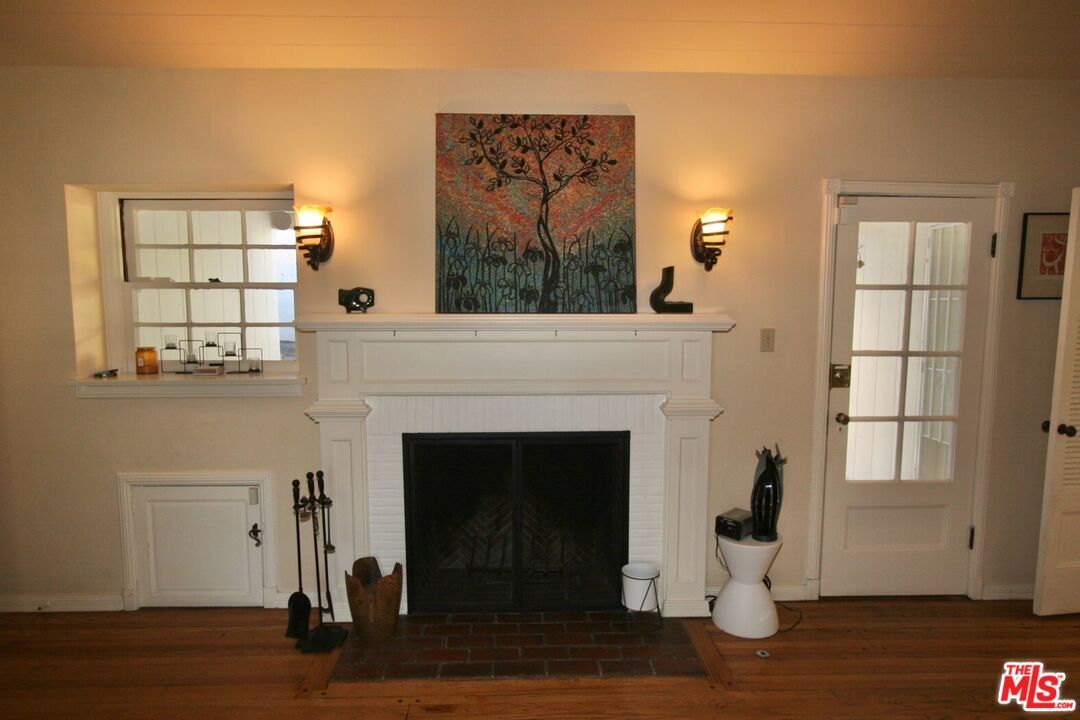 Fireplace, Interior, Wood Texture Flooring