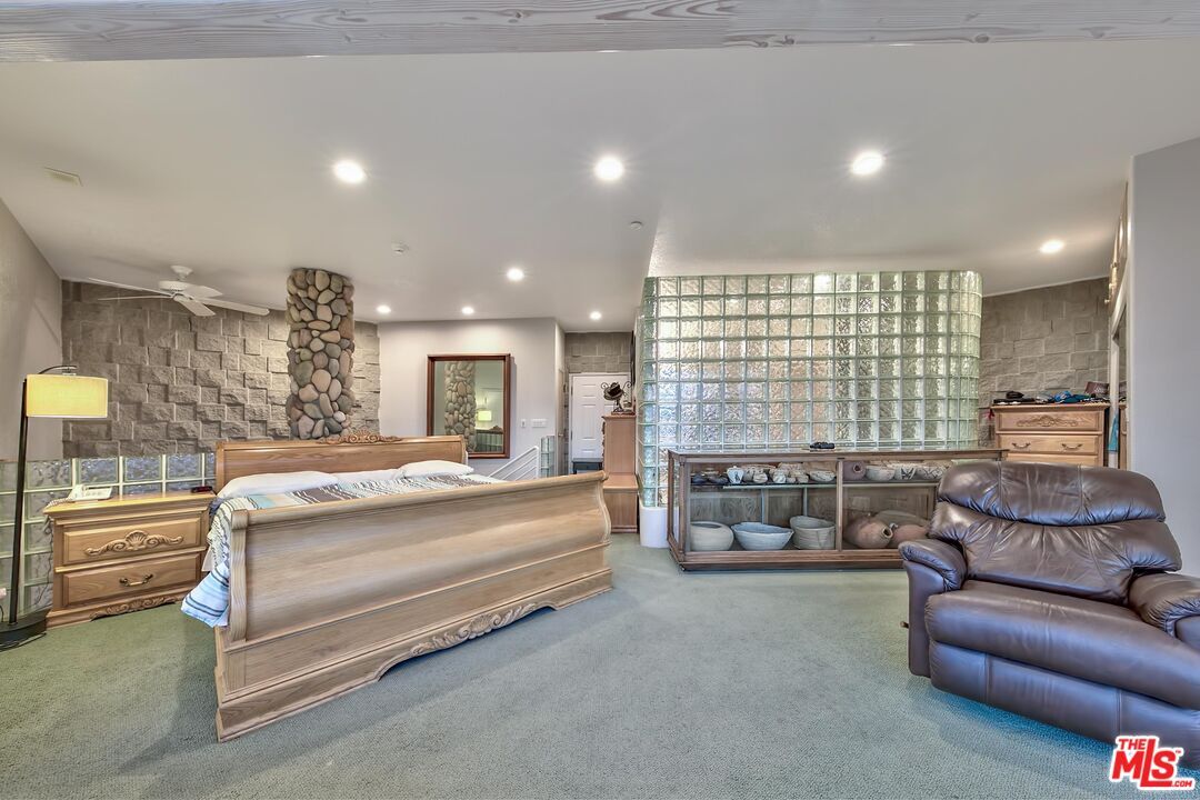 Interior, Recessed Lighting, Stone Walls