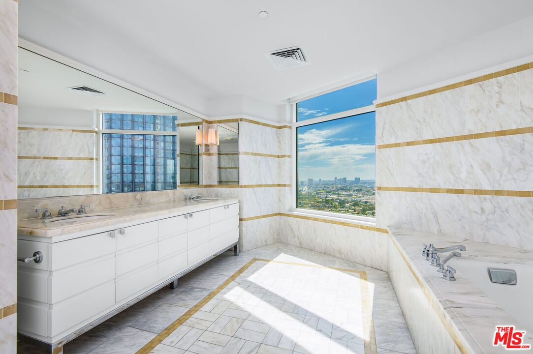 Bathroom, Dual Sink Vanities, Interior, Marble, Marble Walls