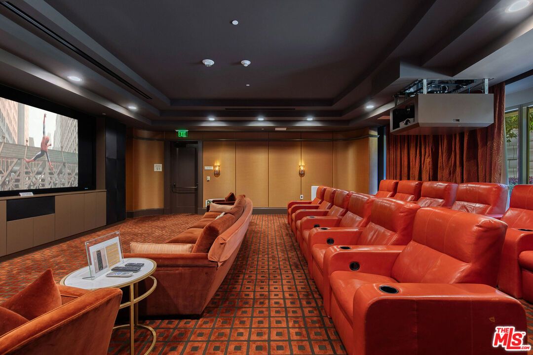 Home Theatre Room, Interior, Projection Screen, Recessed Lighting, Theatre Room