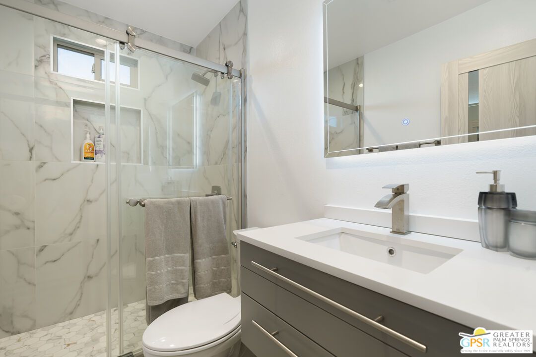 Bathroom, Glass Shower, Interior, Marble Walls