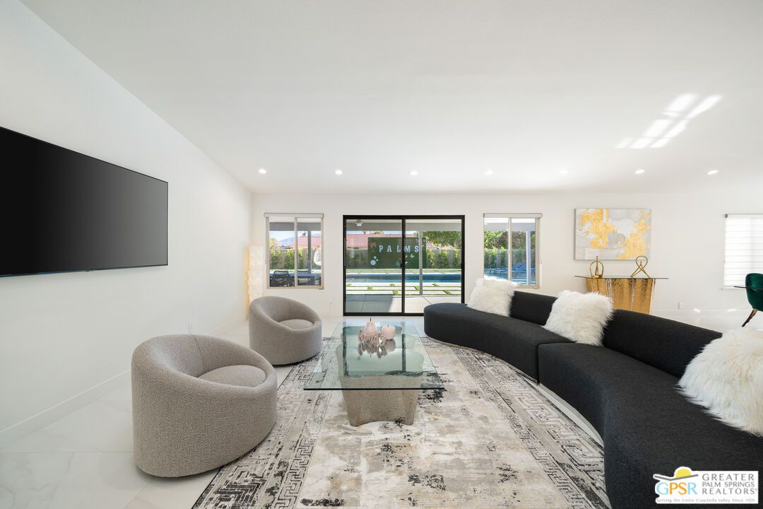 Interior, Living room, Recessed Lighting