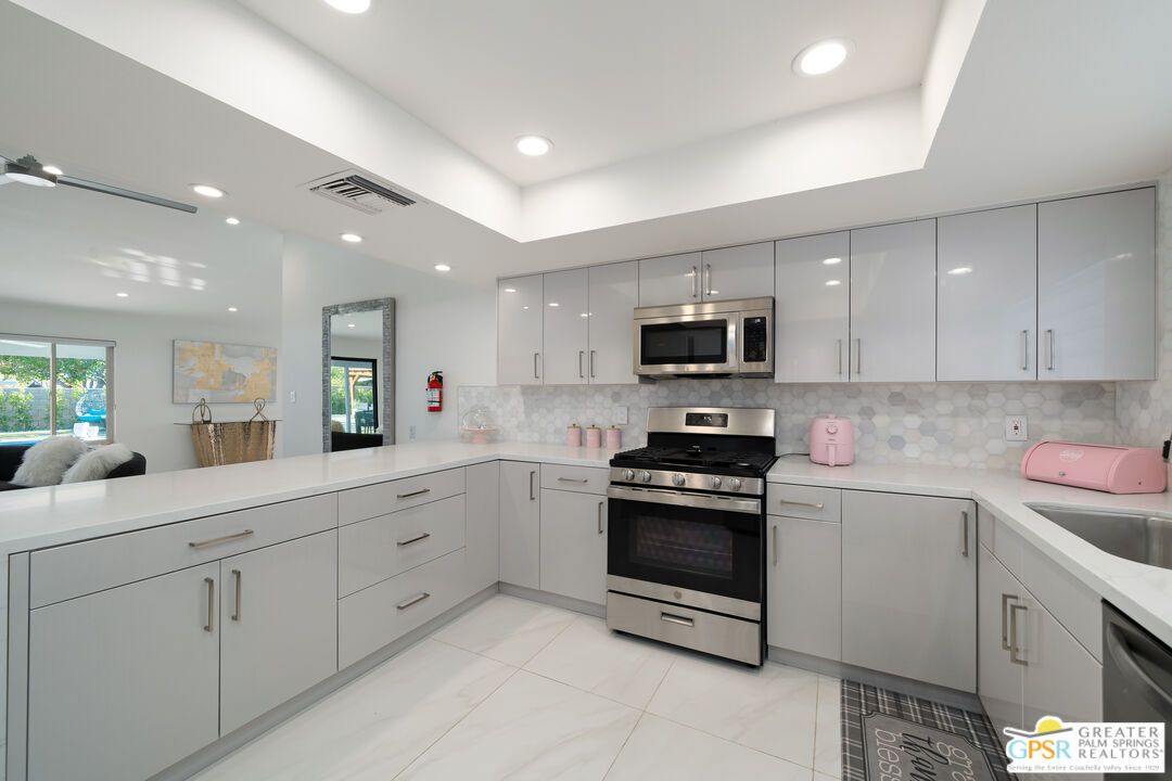Interior, Kitchen, Recessed Lighting, Stainless Steel Appliances