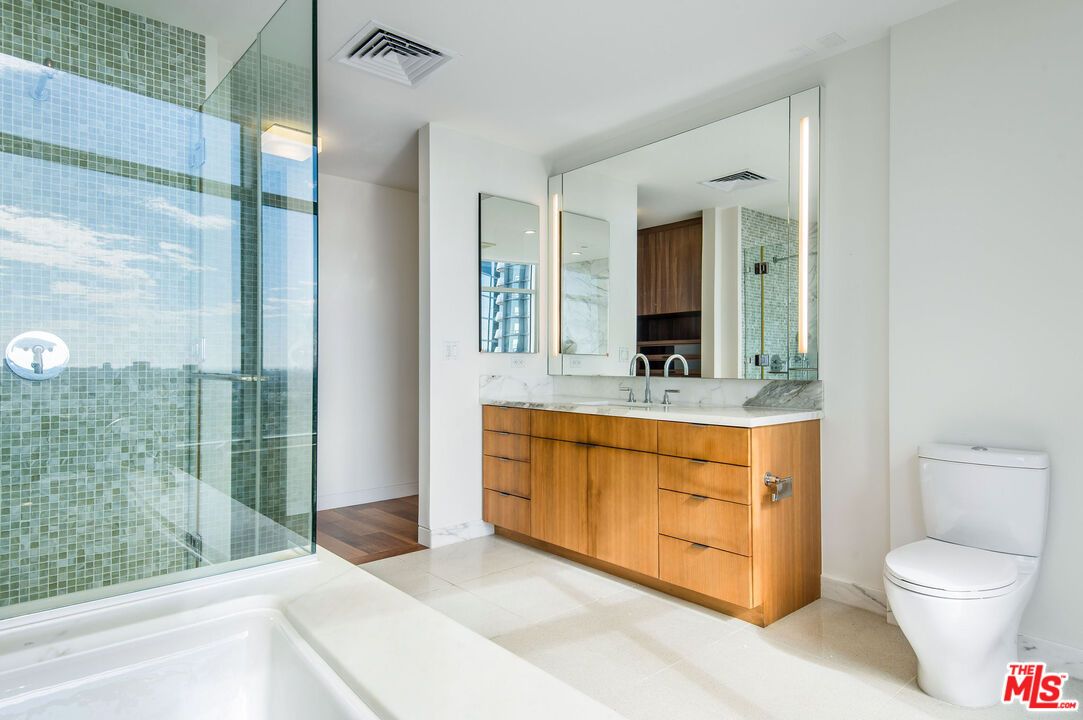 Bathroom, Glass Shower, Interior