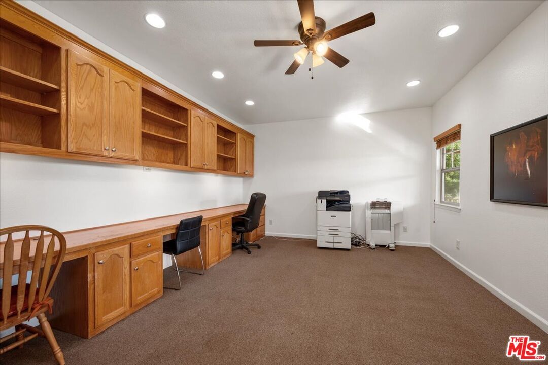 Home Office, Interior, Recessed Lighting