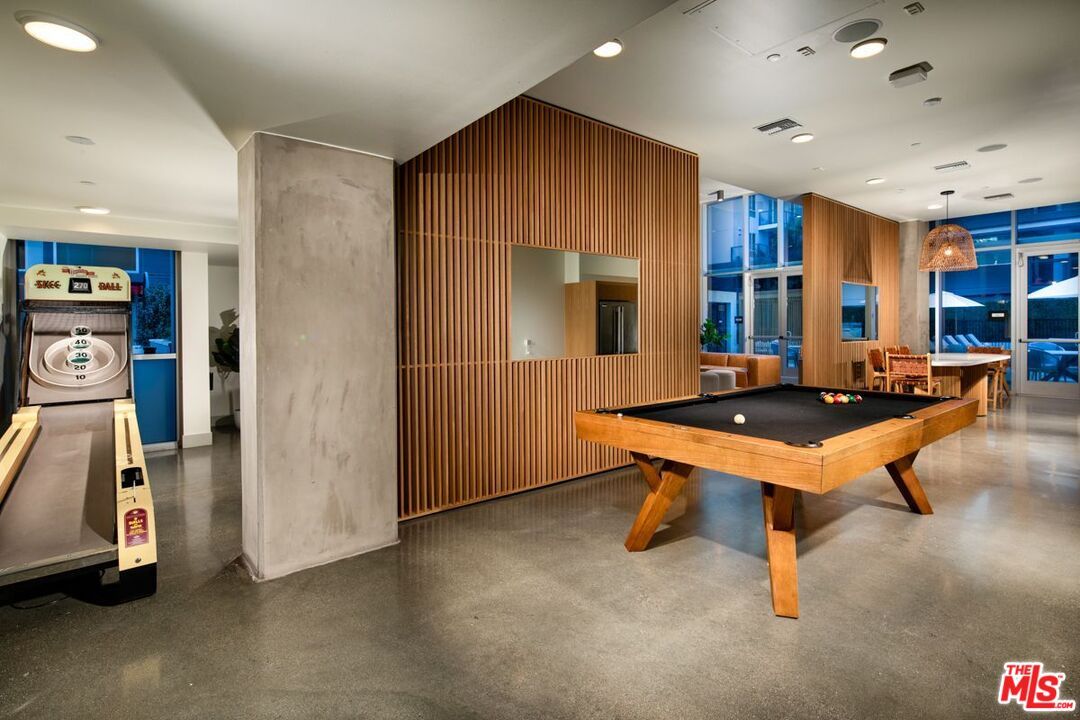 Billiard Table, Game Room, Interior, Pendant Lights, Recessed Lighting
