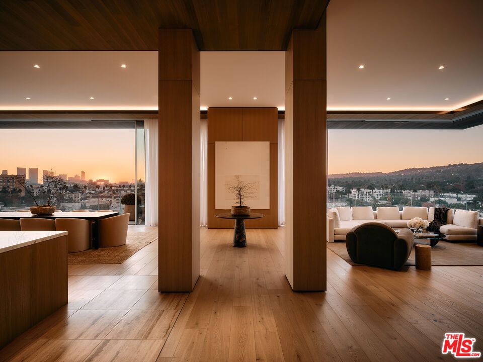 Interior, Recessed Lighting, Wooden Ceilings, Wood Texture Flooring