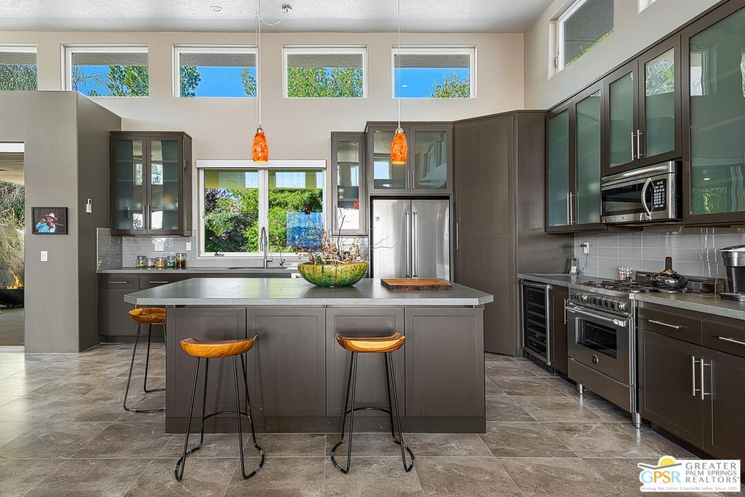 Interior, Kitchen, Pendant Lights, Stainless Steel Appliances