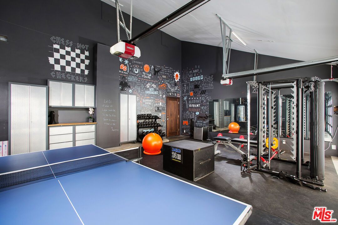 Fitness Equipment, Game Room, Interior