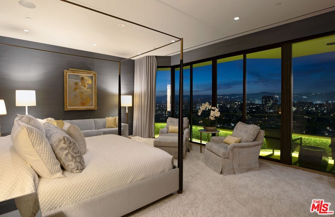 Bedroom, Interior, Recessed Lighting