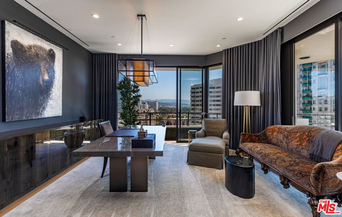 Home Office, Interior, Living room, Pendant Lights, Recessed Lighting