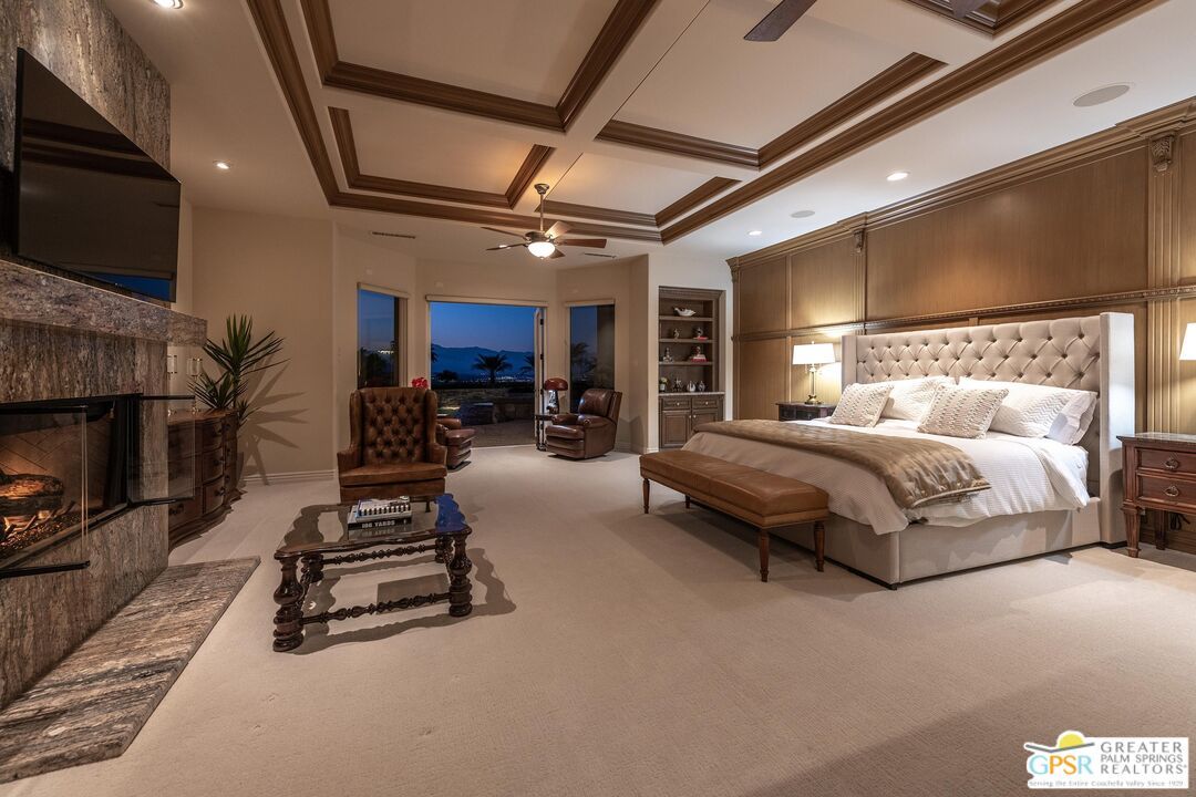 Bedroom, Fireplace, Fitness Equipment, Interior, Recessed Lighting