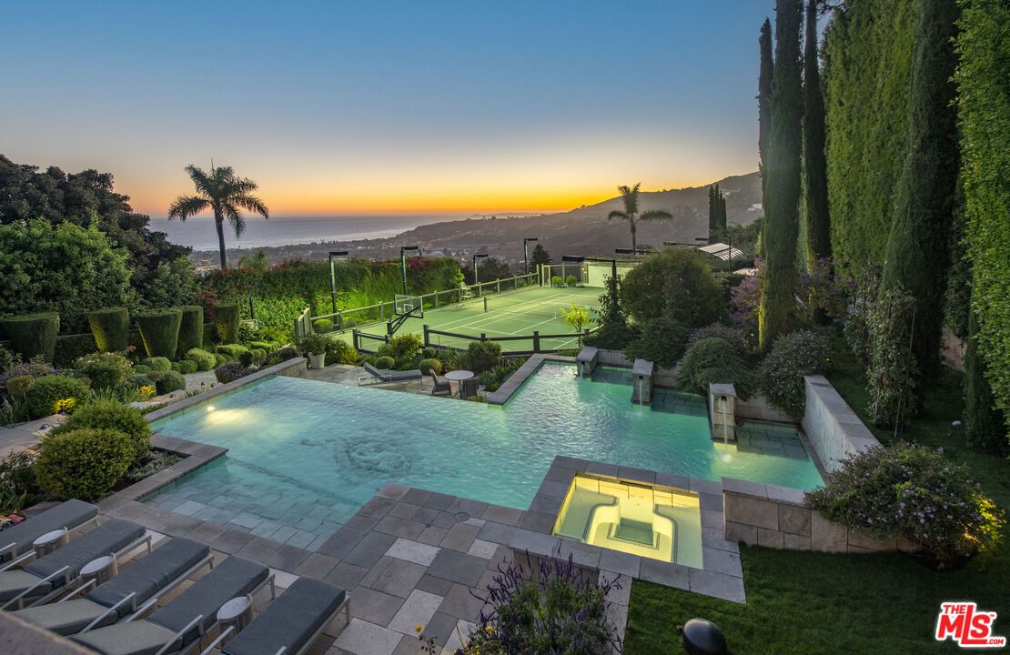Exterior, Pool, Tennis Courts, Water
