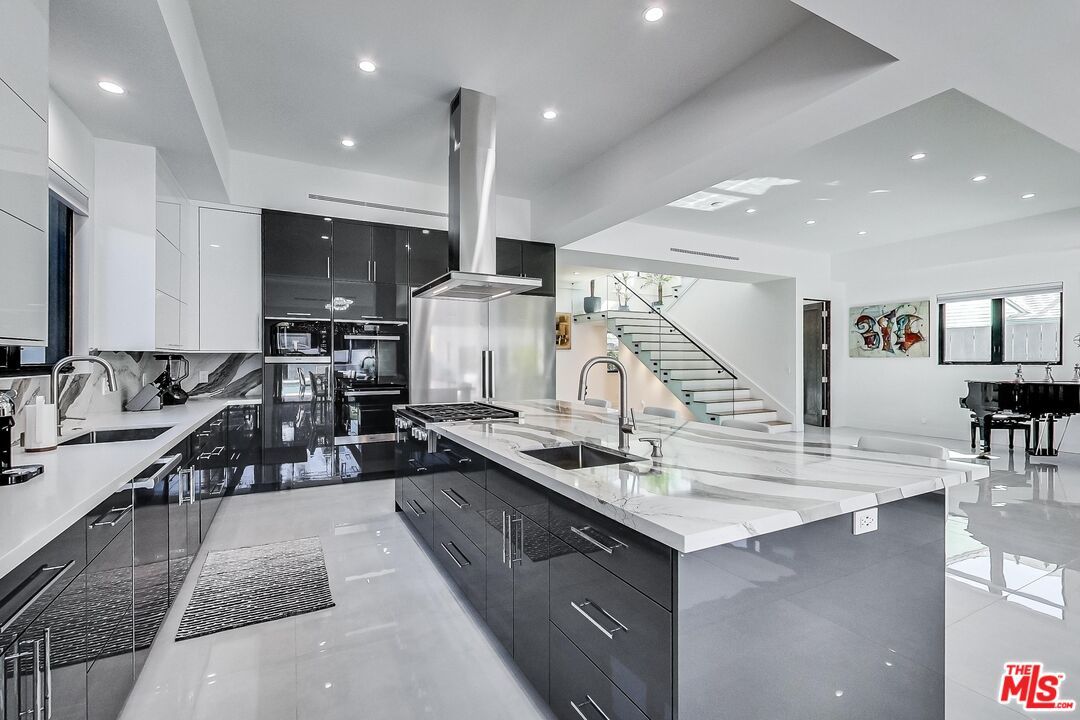 Interior, Kitchen, Recessed Lighting, Stainless Steel Appliances